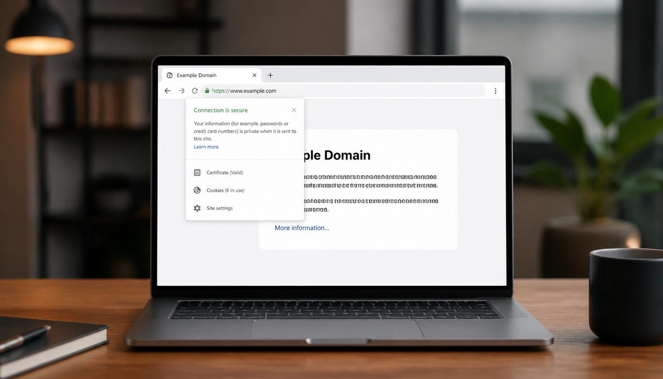 Web tarayıcısında güvenlik açıklarının yamalanmasını temsil eden çalışma masası