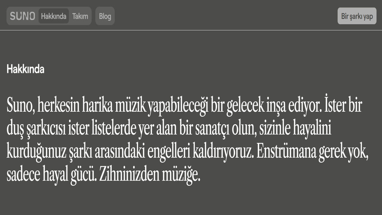 Suno AI Misyonu