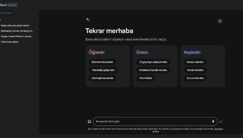 Google Bard Prompt Nasıl Yazılır?