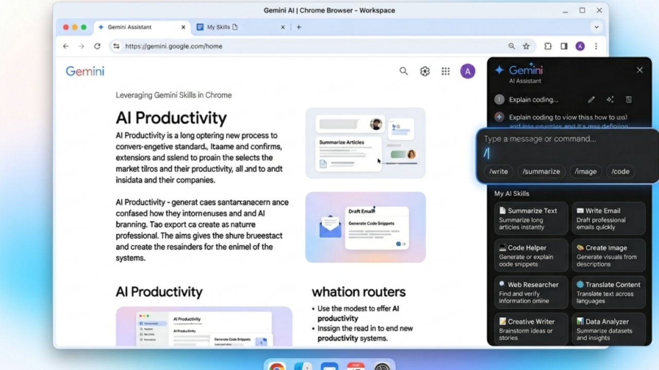 Chrome Skills yapay zeka destekli tarayıcı otomasyonu görseli