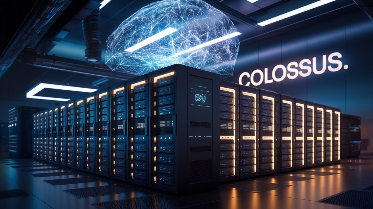 Colossus 1 Veri Merkezi içinde yüz binlerce GPU sunucusu