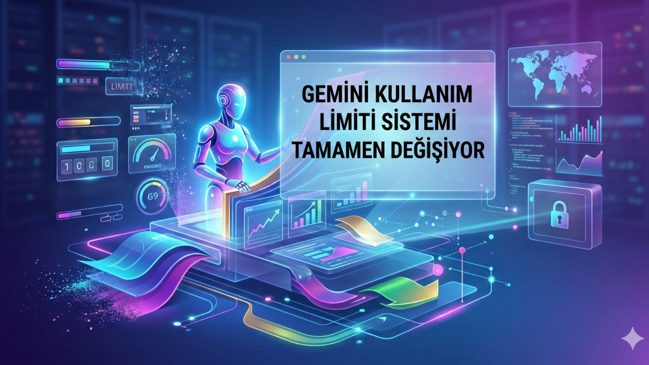 Gemini Kullanım Limiti Sistemi Tamamen Değişiyor