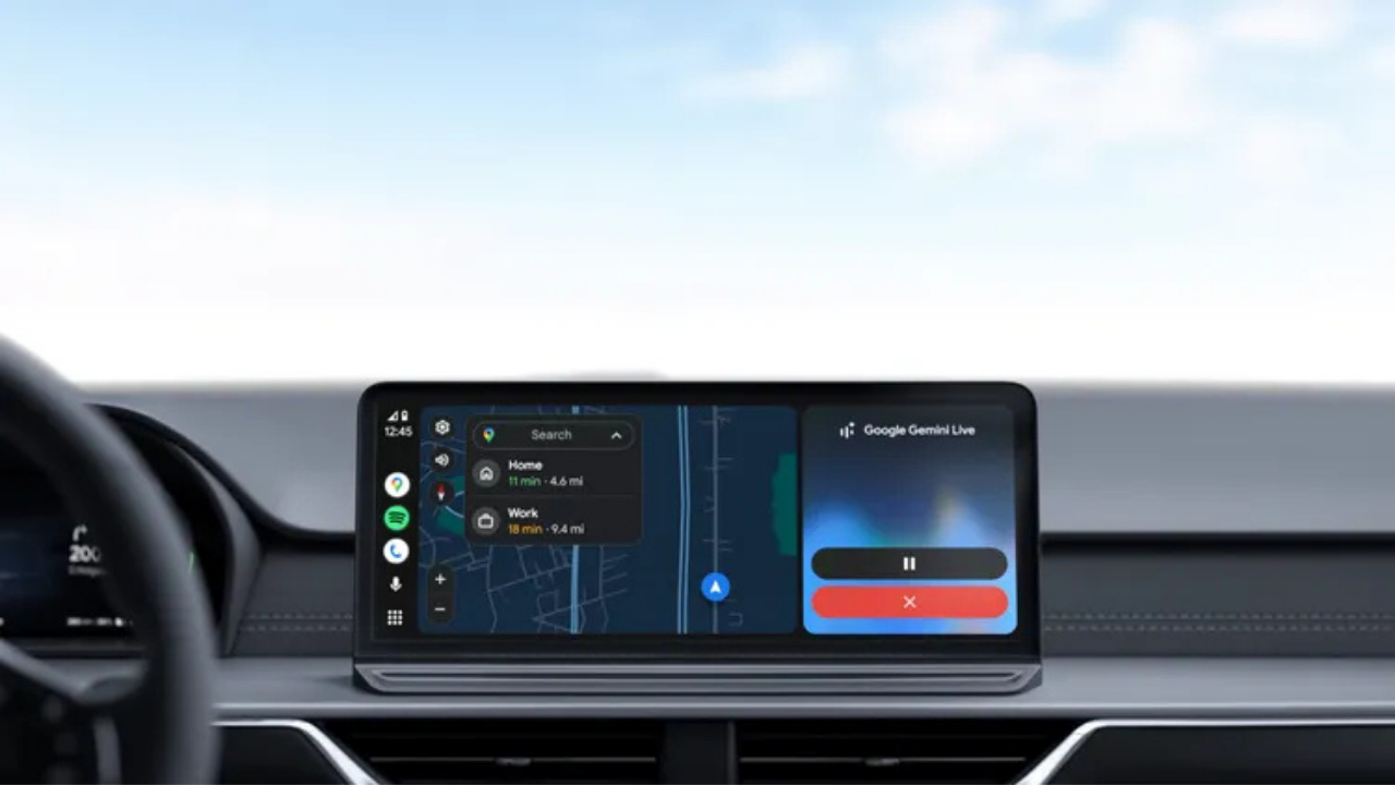 Masqot blog görseliGemini Android Auto sesli arama deneyimini gösteren akıllı telefon ekranı