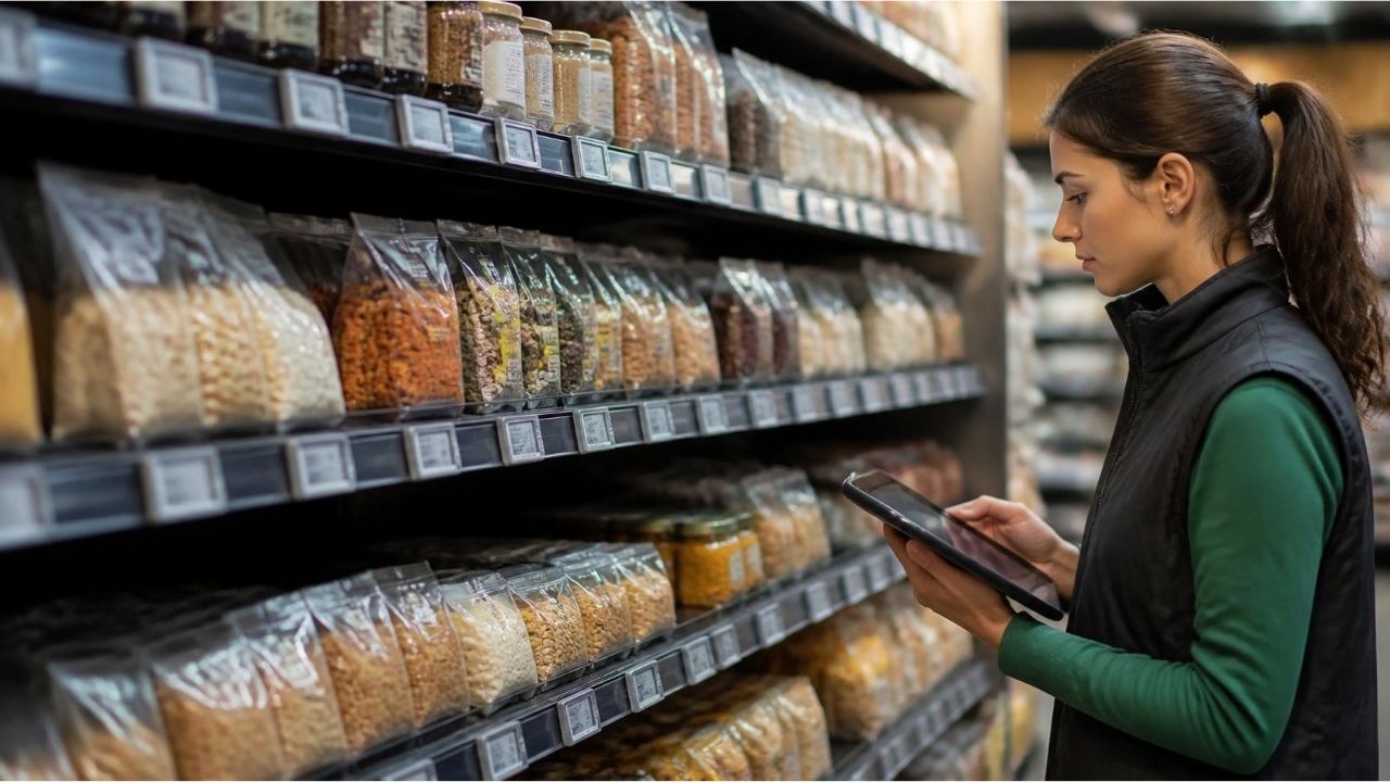 Walmart mağazasında dijital fiyat etiketleri