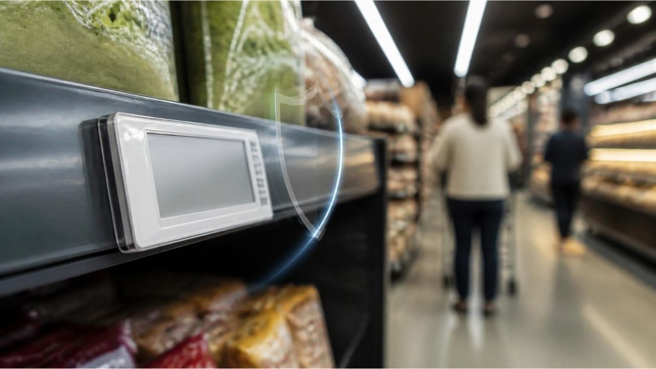 Walmart dijital fiyat etiketlerinin müşteri takibi yapmadığını gösteren görsel