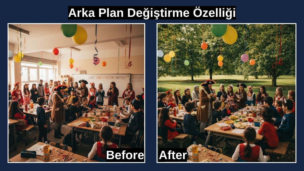 ChatGPT Görsel Üretme Aracı ile Arka Plan Değişikliği