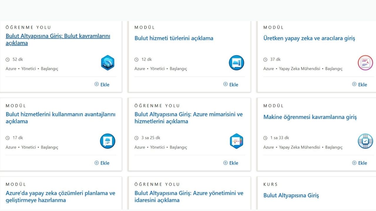 Yeni Başlayanlar İçin IT Sertifikaları Microsoft Azure
