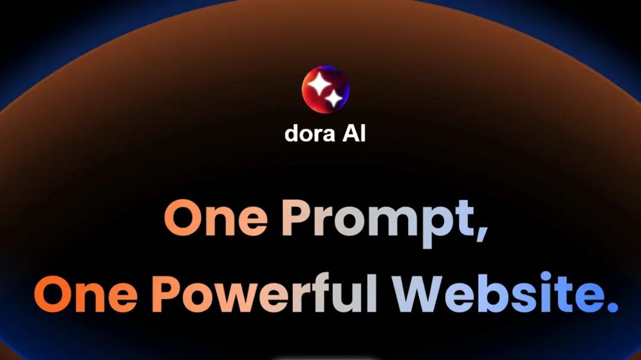 Dora AI Prompt ile Web Sitesi