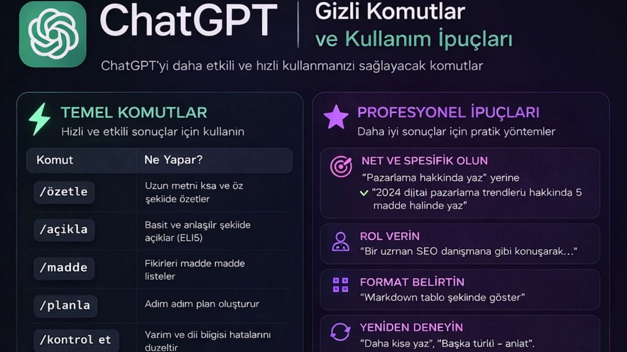 chatpgt gizli kodlar ve promptlar