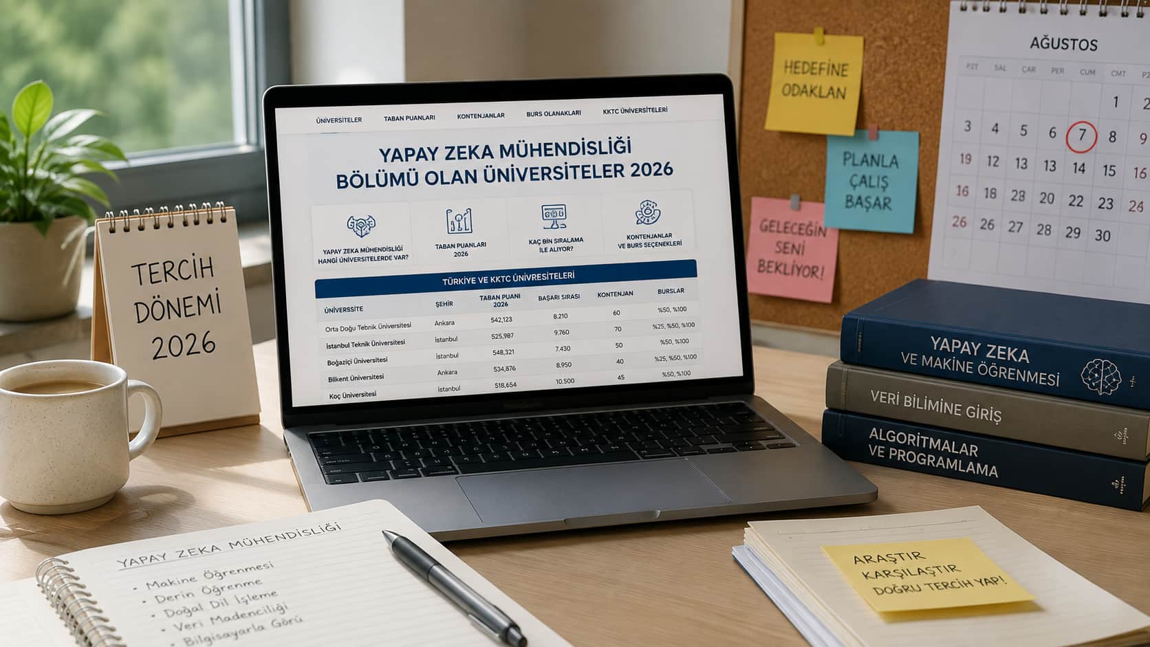 Yapay zeka mühendisliği  bölümü olan üniversiteler 2026