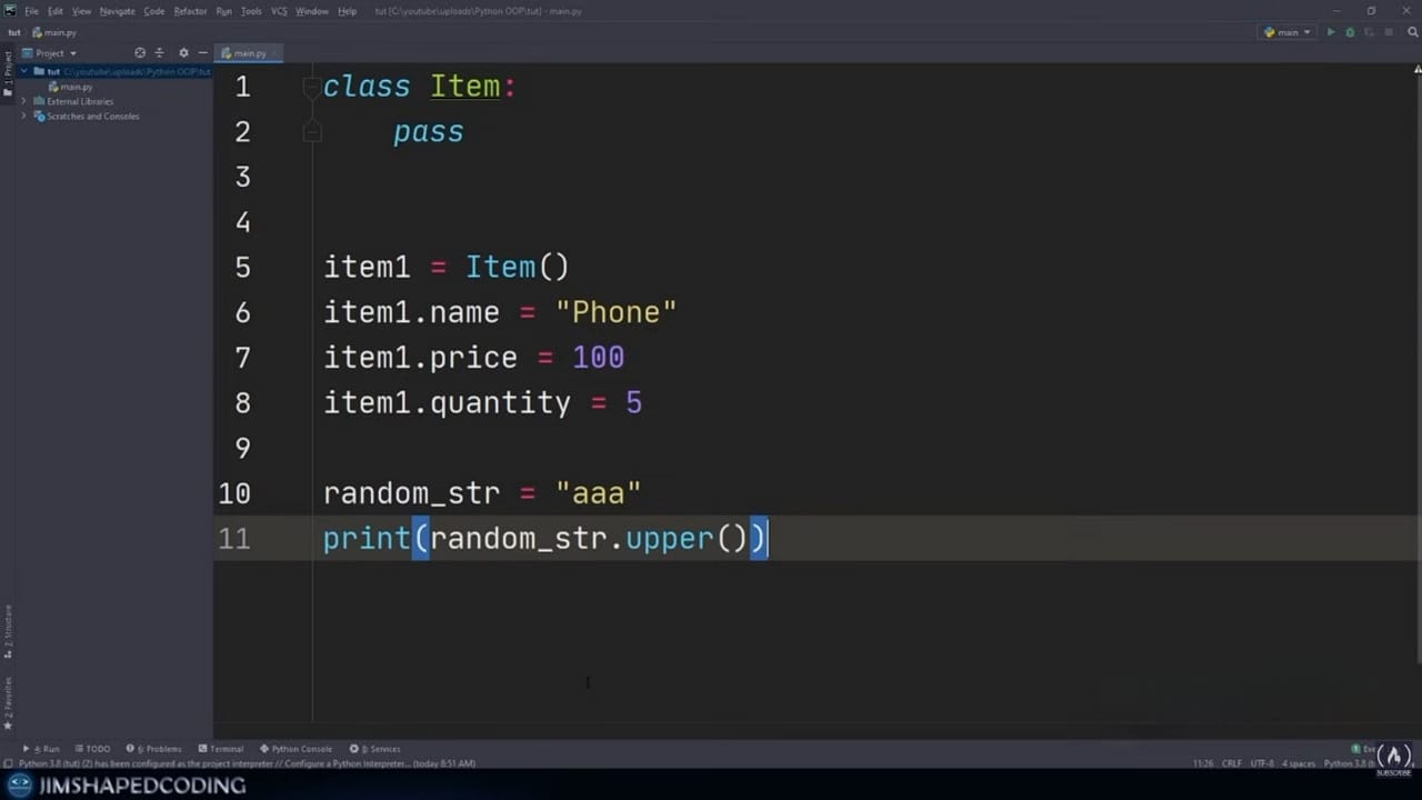 Python Object Oriented Programming (OOP)