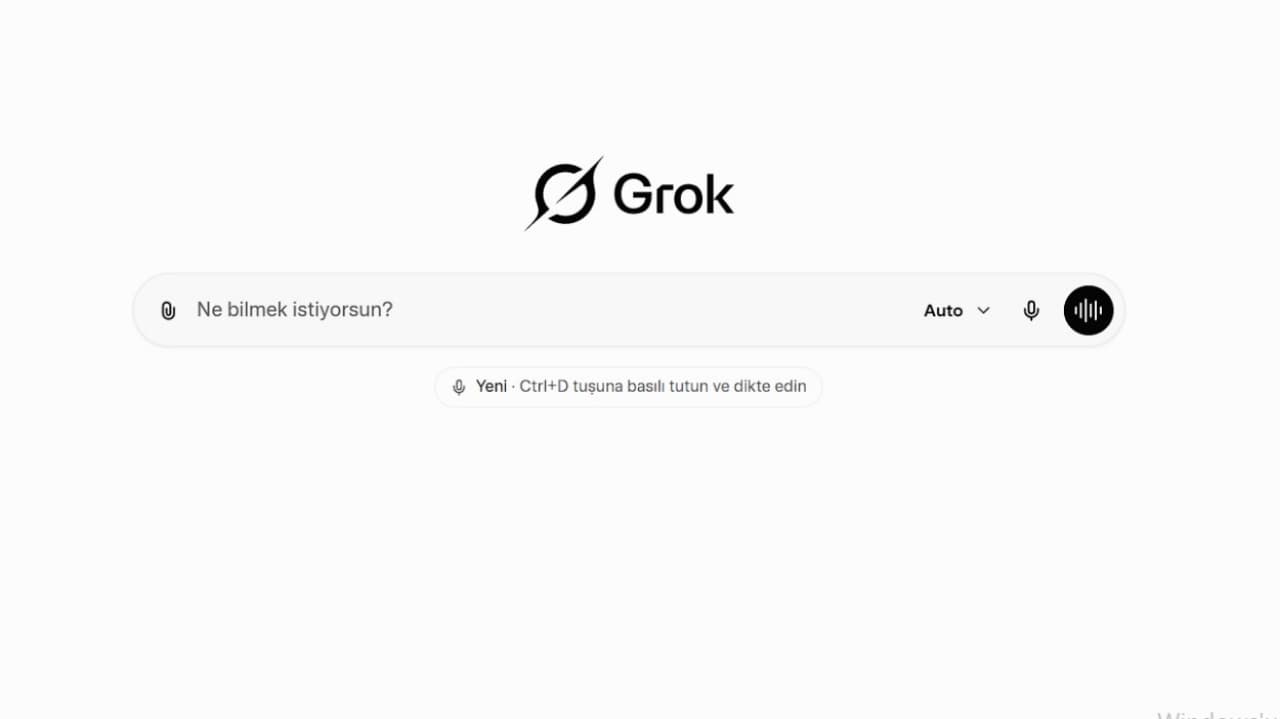 grok arayüz