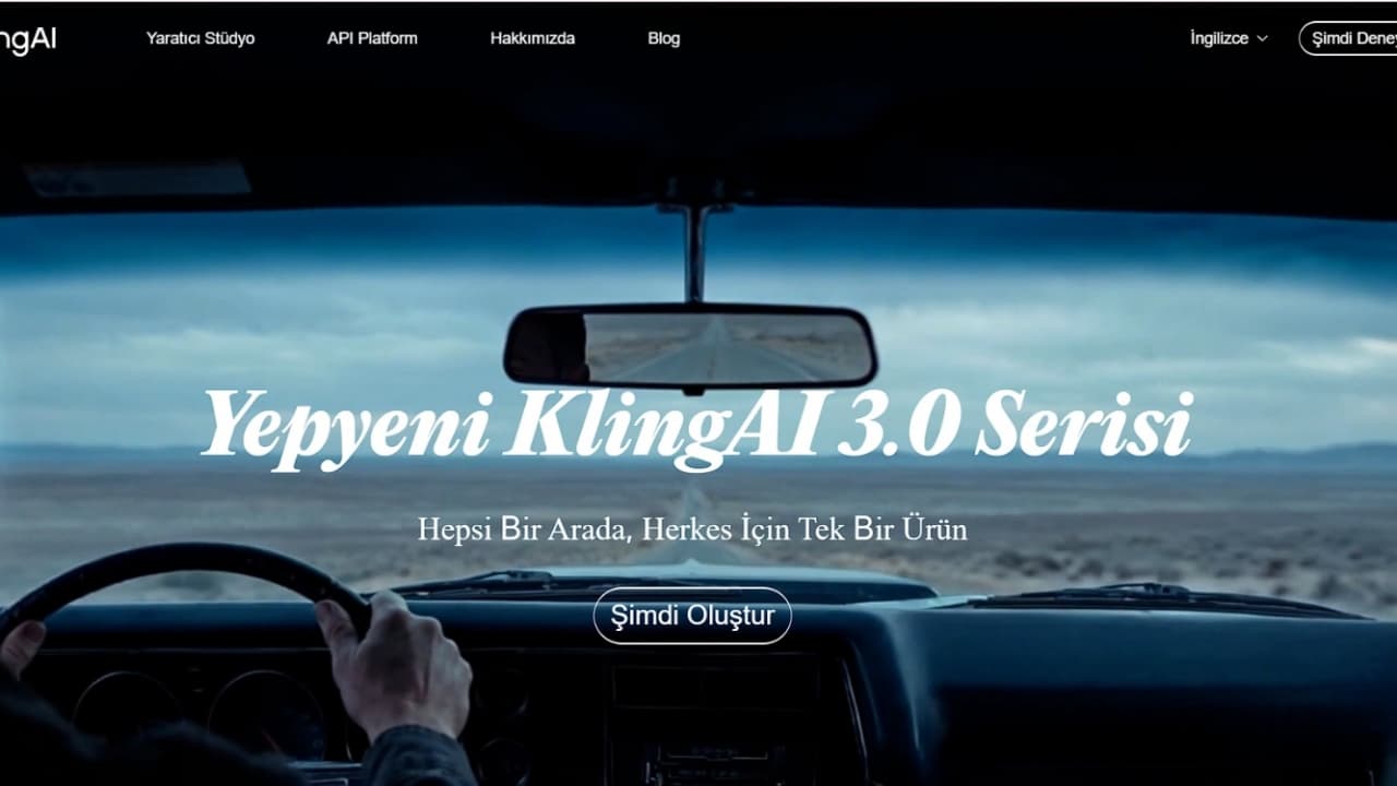 Kling 3.0 Pro arayüzü