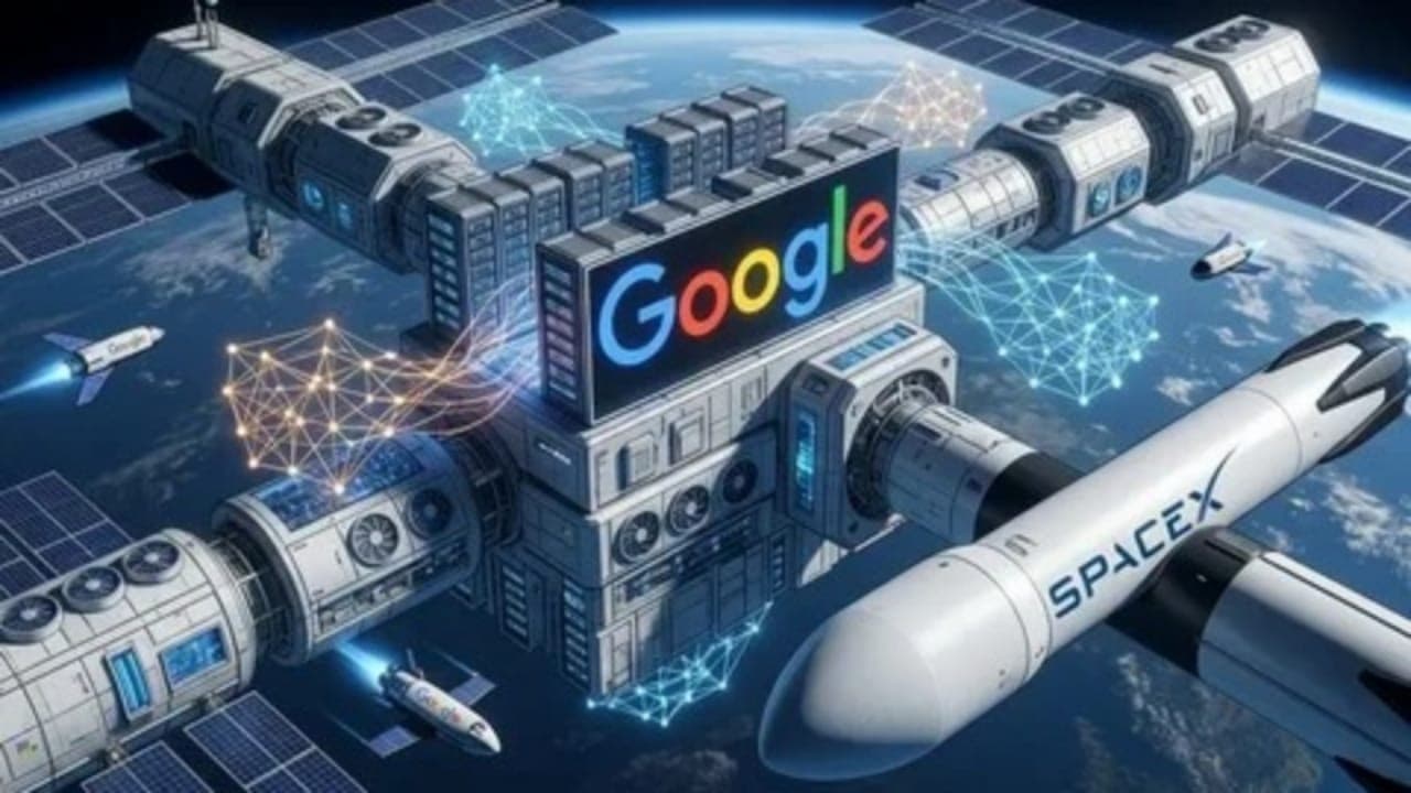 spaceX ve google iş birliği temsili