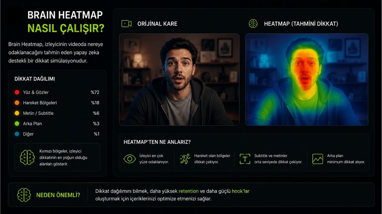 Brain Heatmap ile izleyici dikkat analizi