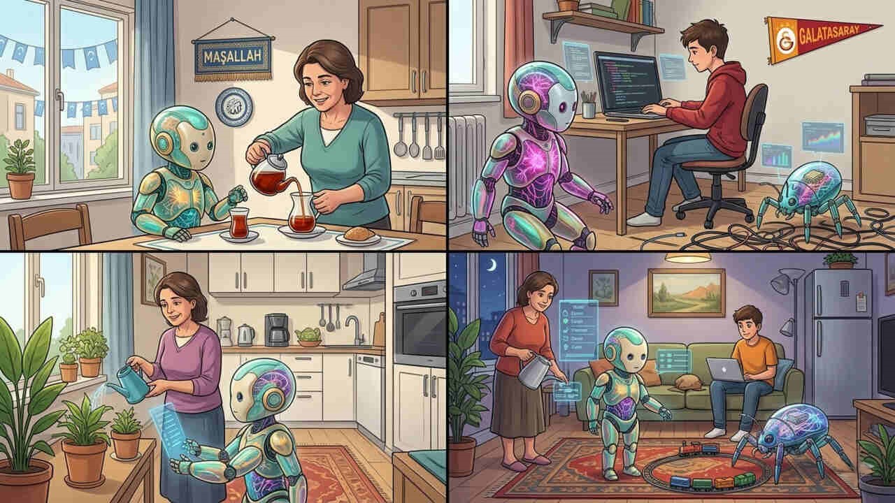 Günlük hayatta nörobotlar hayatı kolaylaştıracak işler yapabilirler.