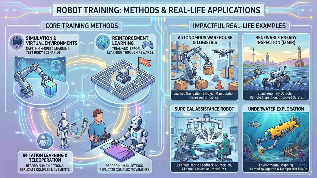Robot eğitimi ve insansı robotlar gelecek için büyük bir dönüşüm.