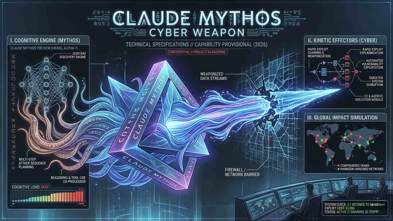 Claude Mythos siber güvenlik ve yapay zeka teknolojileri.