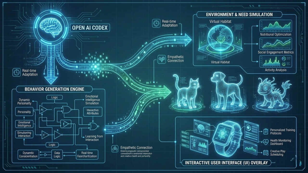Codex ile evcil yapay zeka evcil hayvanları asistan olarak atanıyor.