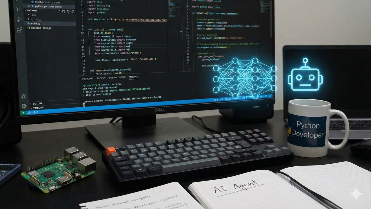 Python yazılım dili kullanımı ile üretkenlik bir adım ileri taşınıyor.