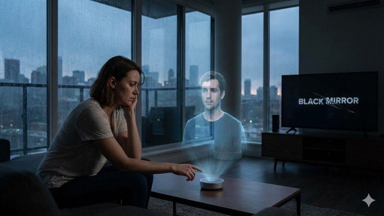 Black Mirror dizisinde hologram konuşma gerçekleşiyor