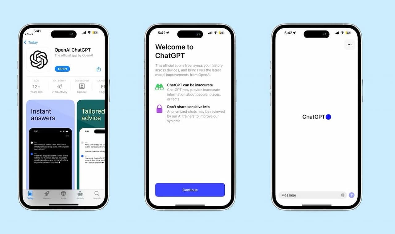 chatgpt arayüz görselleri