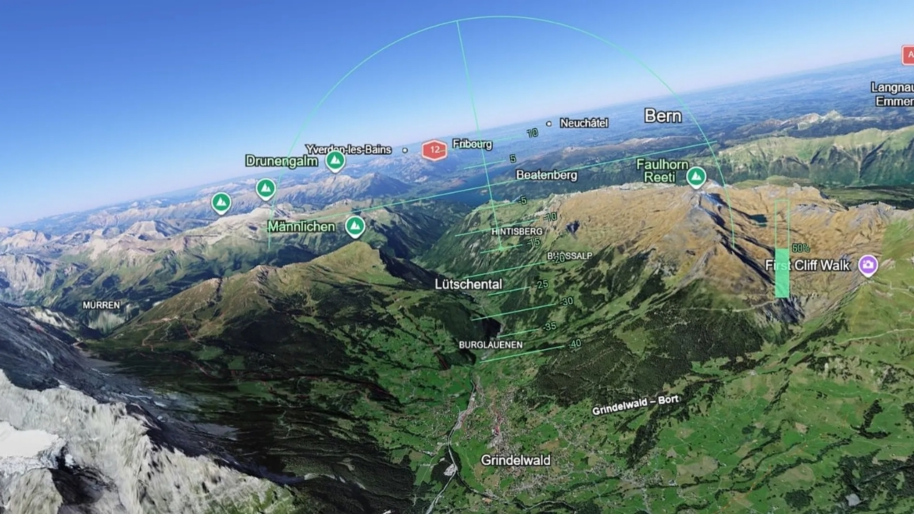 Google Earth uçuş simülatörü görseli