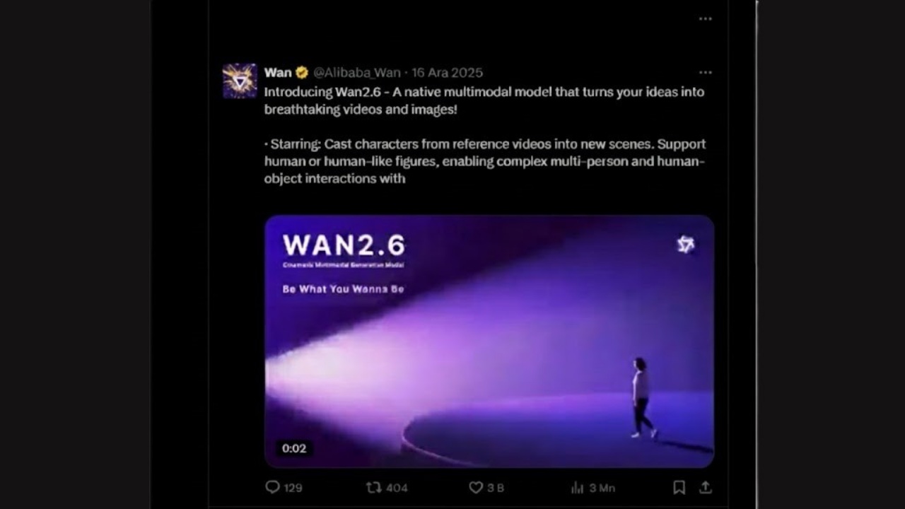 Yapay zeka video dünyası karakter tutarlılığı 