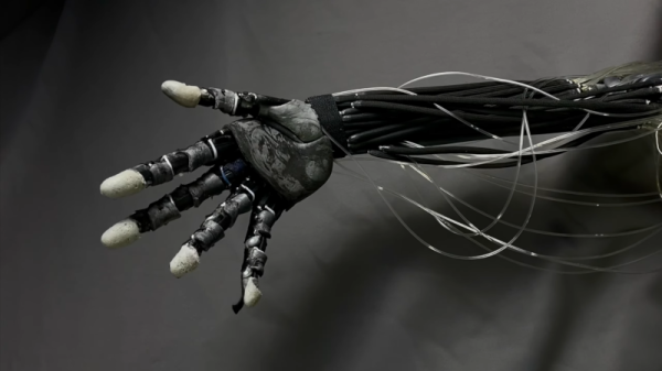 Robotik yapay kolun eli