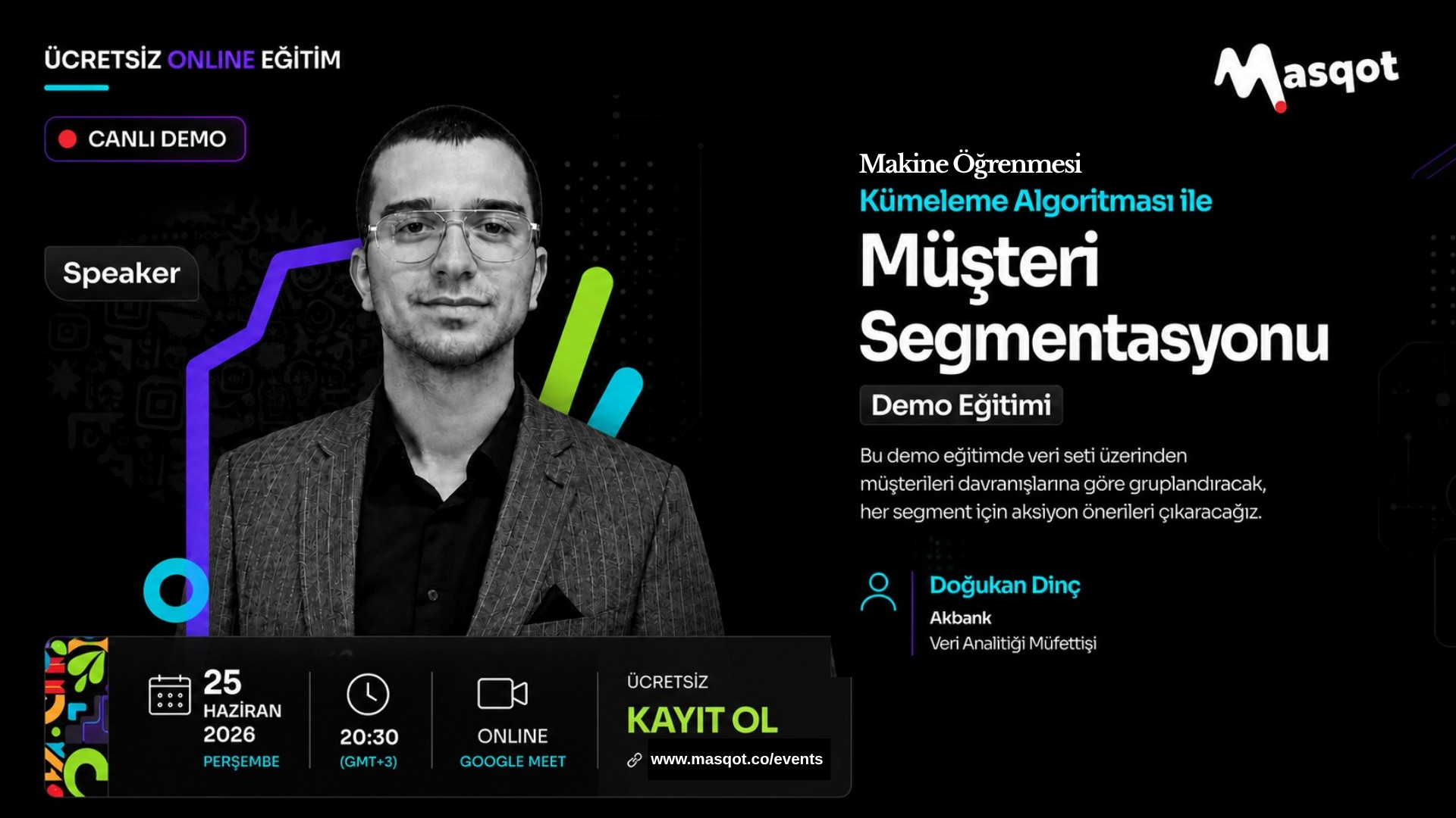 Makine Öğrenmesi Kümeleme Algoritması İle Müşteri Segmentasyonu - DEMO EĞİTİM