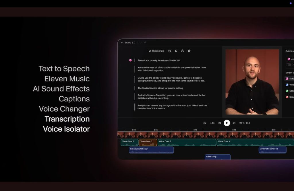 ElevenLabs Studio 3.0 Yapay Zeka Aracını Tanıttı!