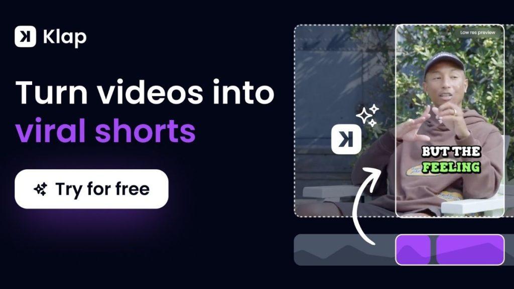 Klap: Yapay Zeka ile Video Düzenlemek Artık Çok Kolay!