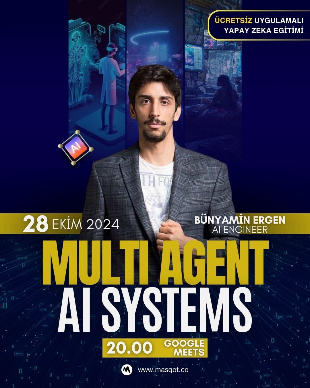 Masqot Multi Agent AI Systems Eğitimi Yakında Başlıyor: Katılım Ücretsiz!