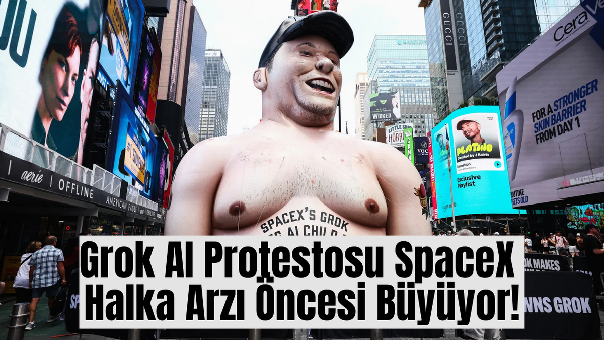 Grok AI Protestosu SpaceX Halka Arzı Öncesi Büyüyor!