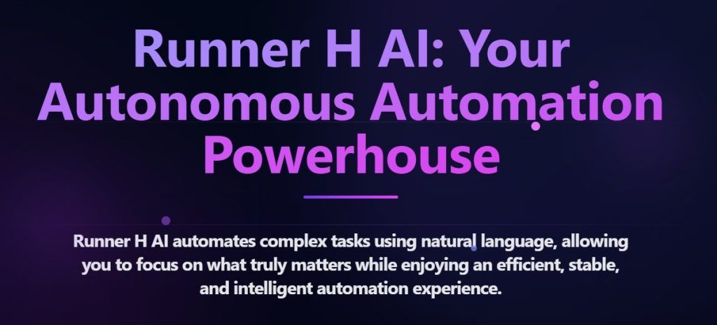 Runner H AI