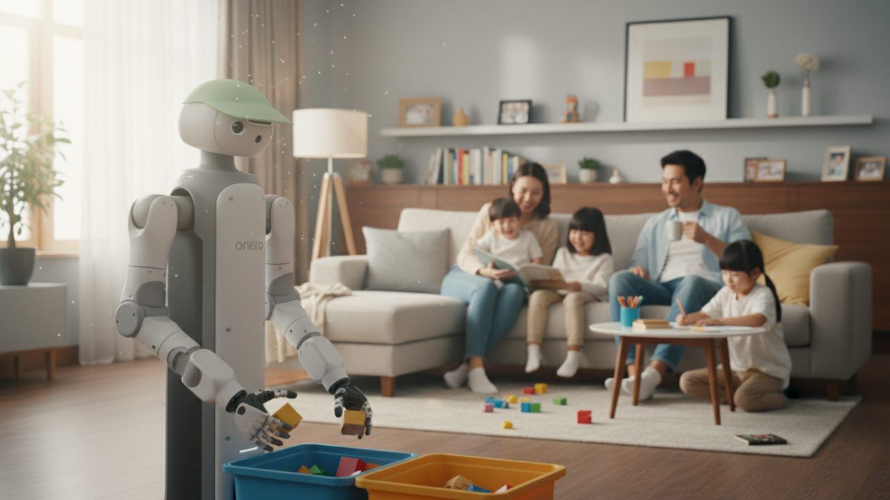 Onero: Ev İşlerini Yapan Yapay Zekalı İnsansı Robot