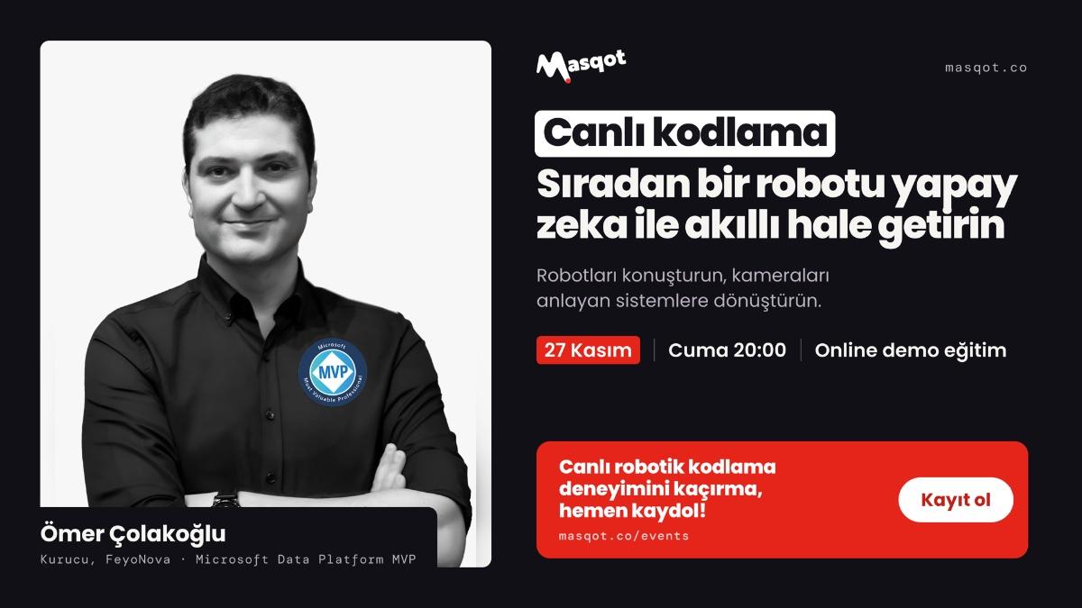 Sıradan Bir Robotu Akıllı Hale Getirmek: Yapay Zeka ile Canlı Kodlama